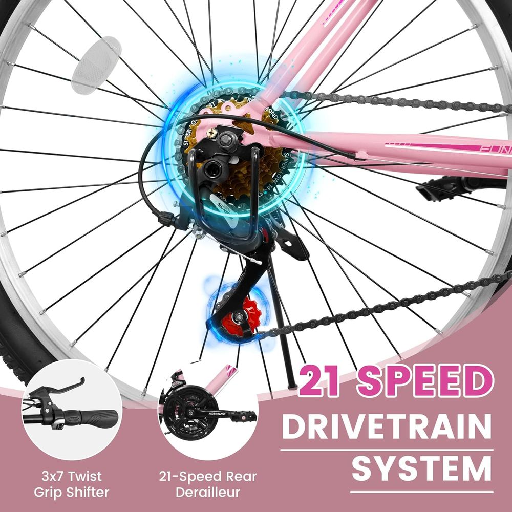 21-Speed 24/26 Inch Women's Mo – Commuter Cycling recenzja i cena