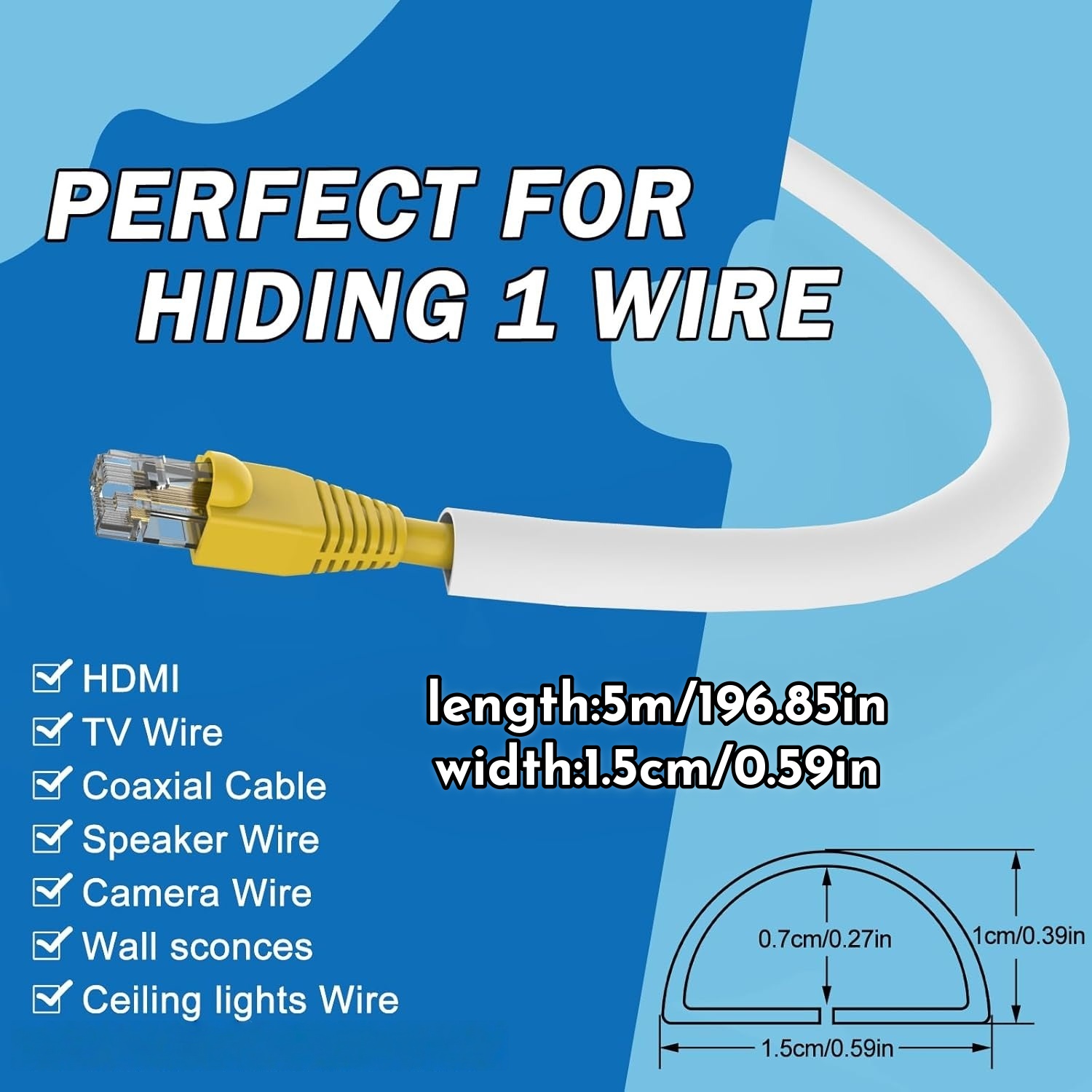 1PC 1/3/5m Flexible floor cabl – Cable Lock Flexible recenzja i cena