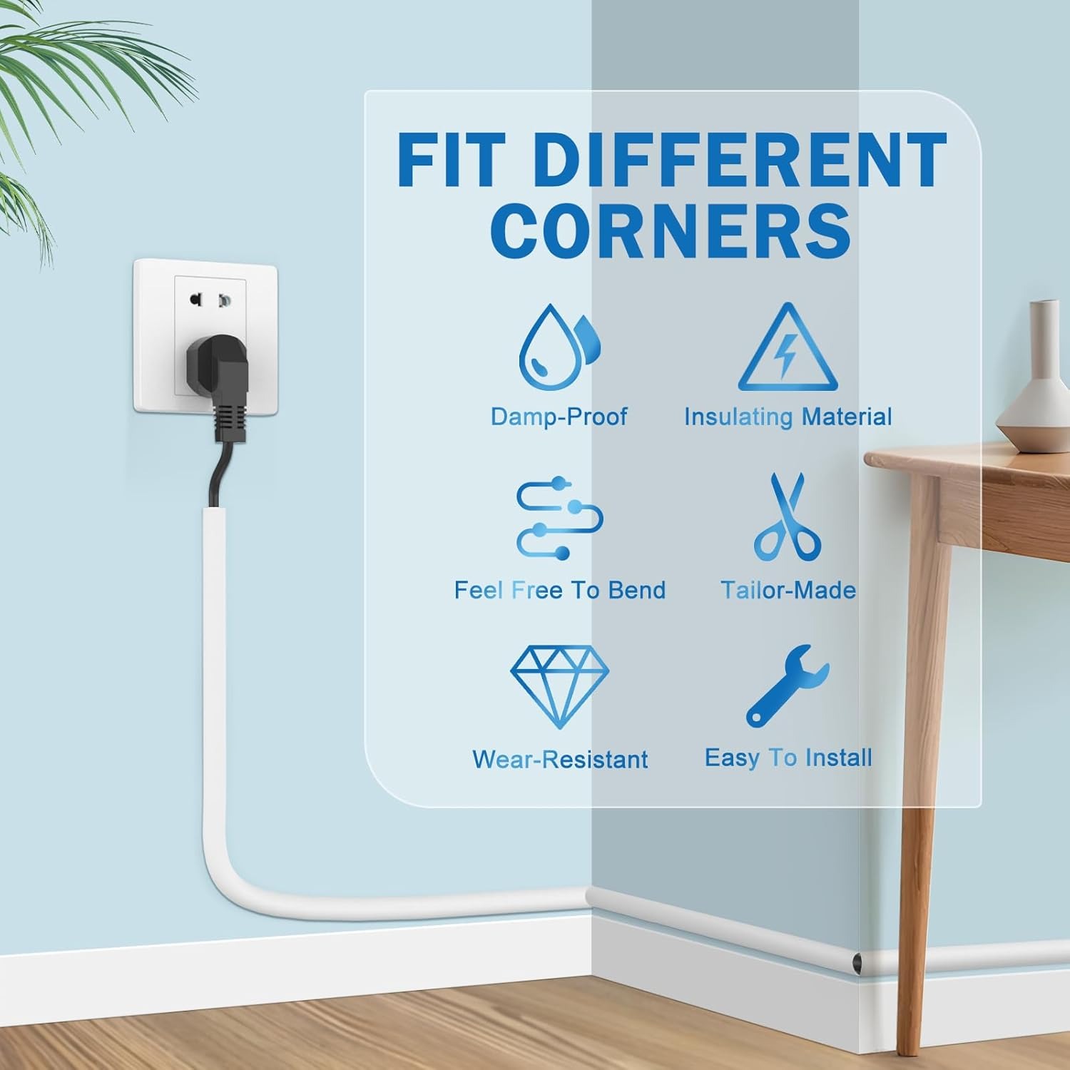 1PC 1/3/5m Flexible floor cabl – Cable Lock Flexible recenzja i cena