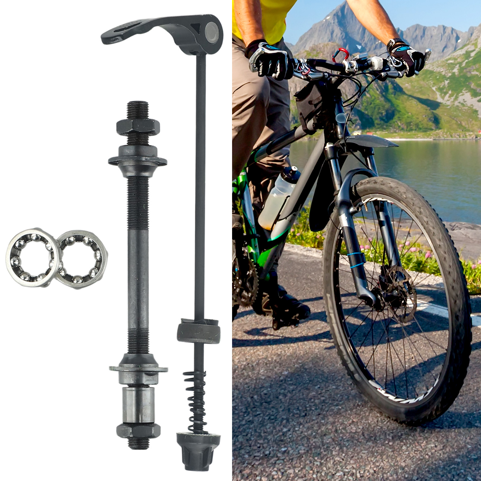 1 Set MTB Bike Axle Front Rear – Dynamo Hub Front recenzja i cena