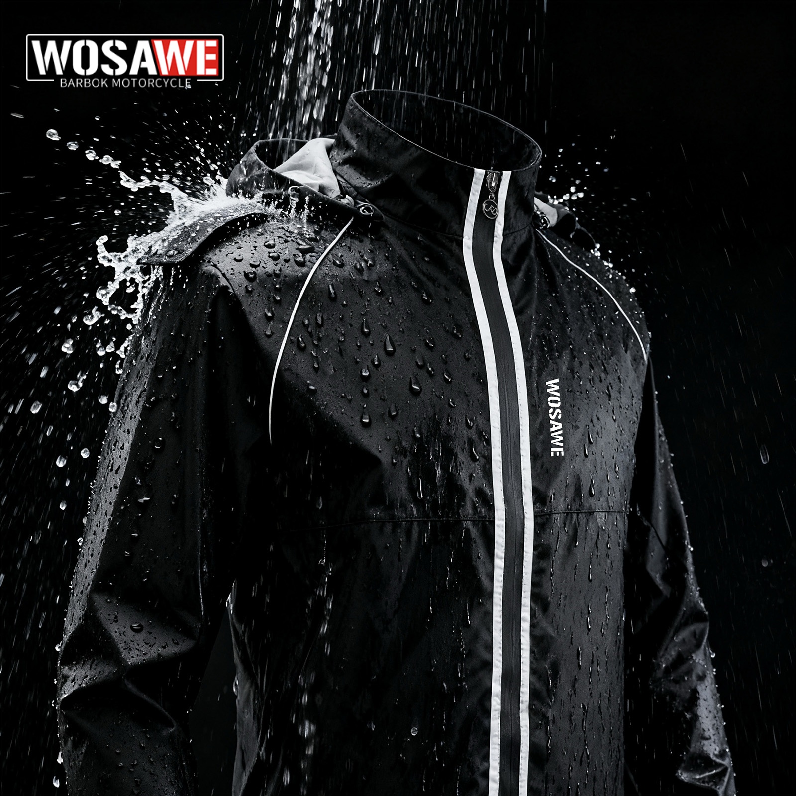 WOSAWE Reflective Motorcycle R – Cycling Commute Jacket recenzja i cena