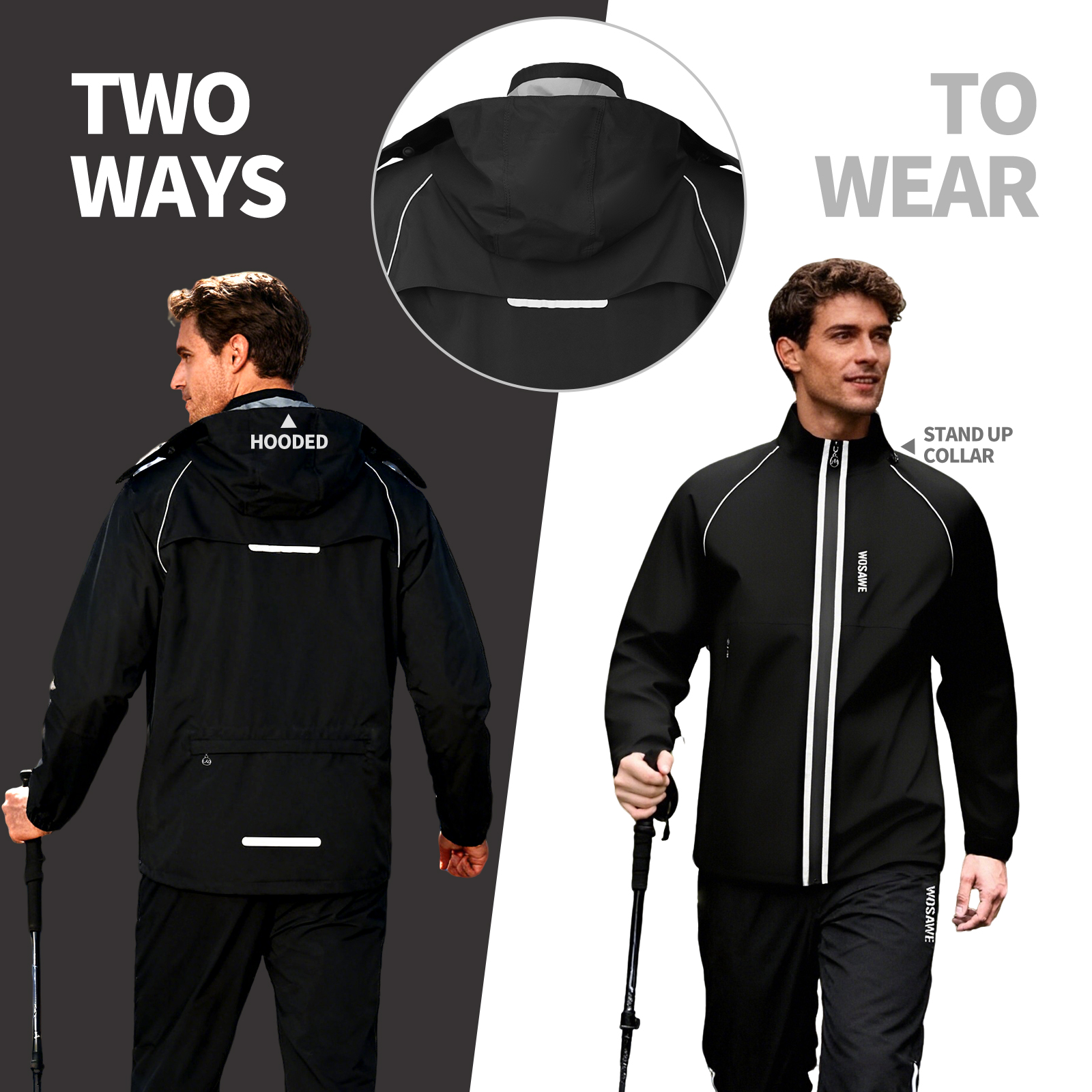 WOSAWE Reflective Motorcycle R – Cycling Commute Jacket recenzja i cena