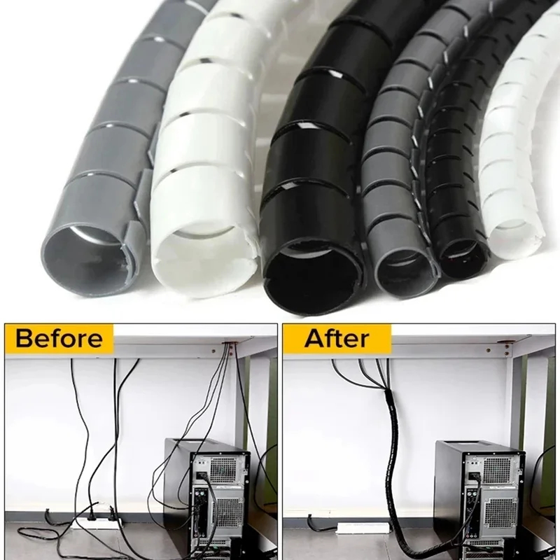 1/3pcs 2M Flexible Spiral Cabl – Cable Lock Flexible recenzja i cena