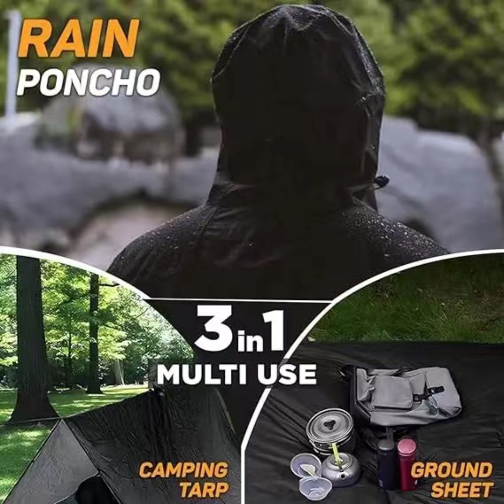 Waterproof Rain Poncho Lightwe – Cycling Rain Jacket Commute recenzja i cena