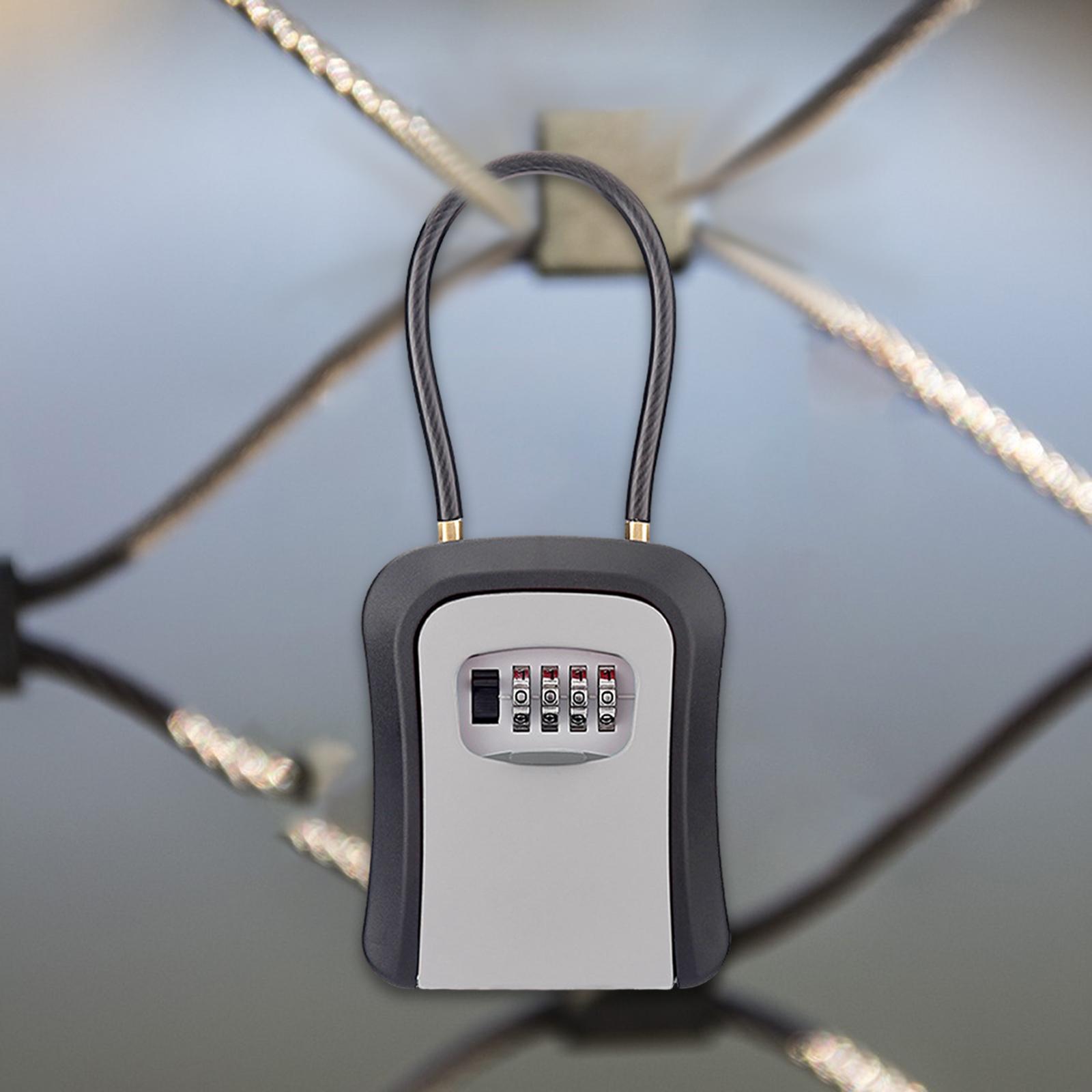 Key Lock Box Key Security Box  – Chain Lock Combination recenzja i cena