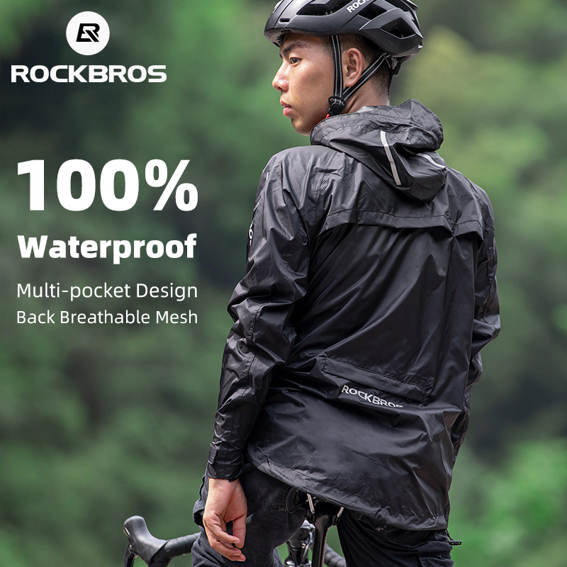 ROCKBROS Waterproof Cycling Ra – Cycling Rain Jacket Commute recenzja i cena
