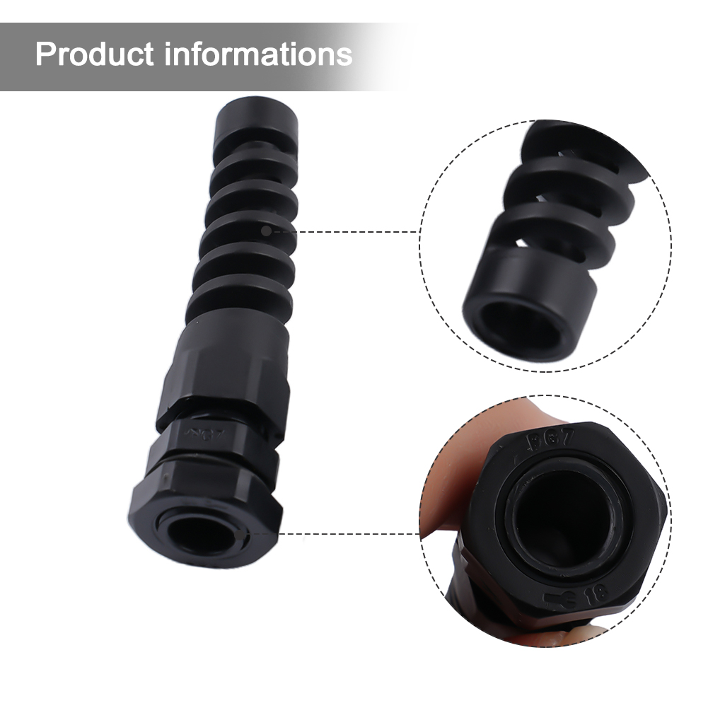 5pc PG7/PG9 M16/PG11 Soft Thre – Cable Lock Flexible recenzja i cena