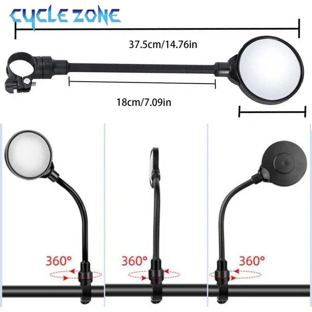 Bicycle Mirror Bike Handlebar  – Cycling Zones recenzja i cena